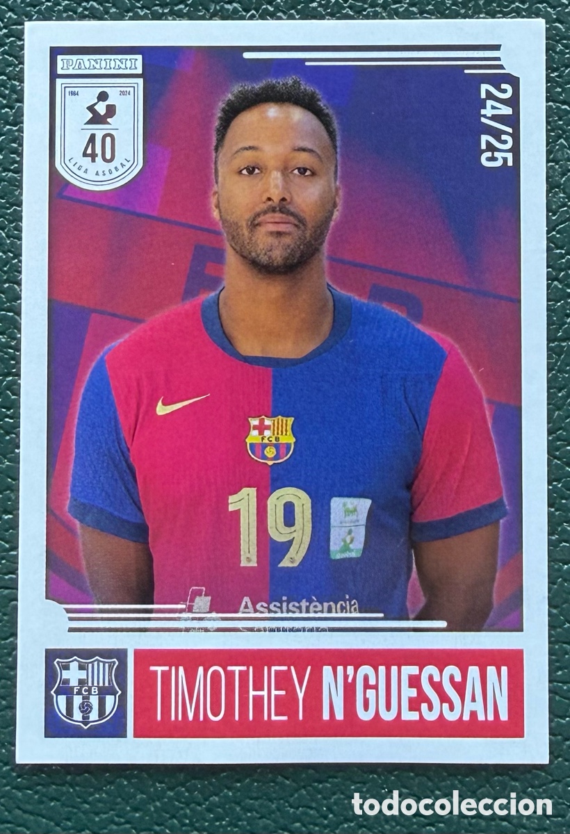 Sammelleidenschaft Sport: 12 TIMOTHEY N'GUESSAN FC BARCELONA PANINI LIGA PLENITUDE ASOBAL 2024 2025 24 25