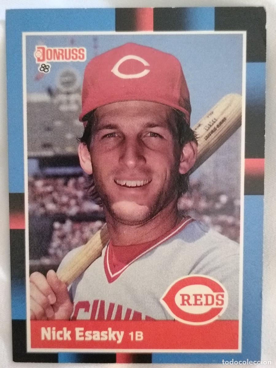 Coleccionismo deportivo: #413 NICK ESASKY (CINCINNATI REDS) BEISBOL MLB 1988 DONRUSS
