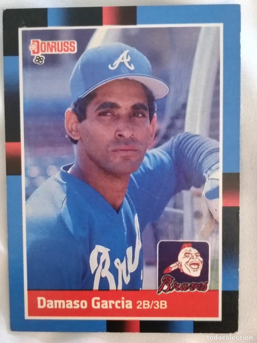 Coleccionismo deportivo: #414 DAMASO GARCIA (ATLANTA BRAVES) BEISBOL MLB 1988 DONRUSS
