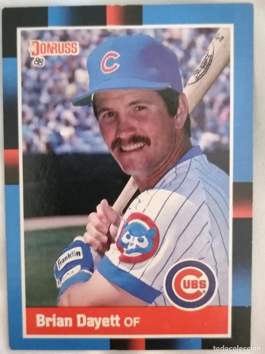 Coleccionismo deportivo: #416 BRIAN DAYETT (CHICAGO CUBS) BEISBOL MLB 1988 DONRUSS