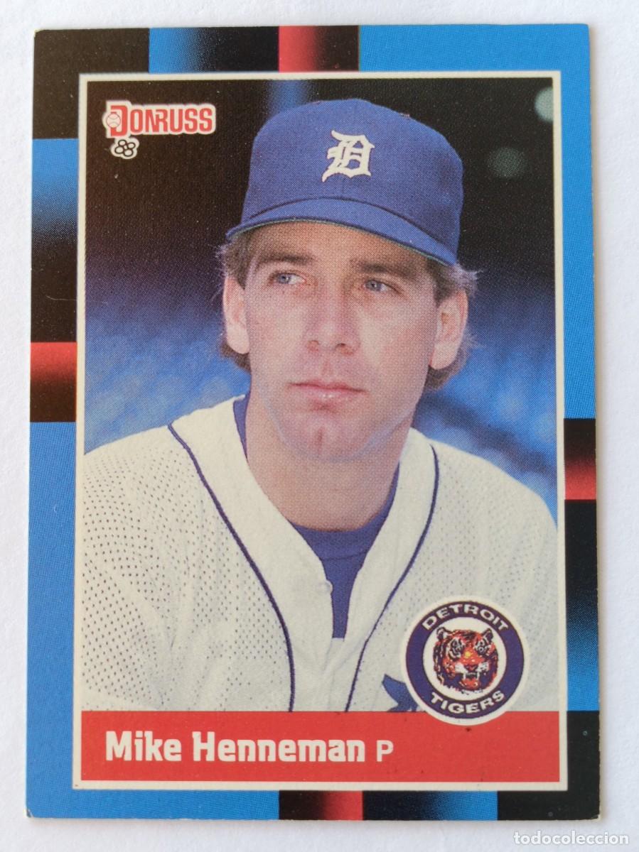Coleccionismo deportivo: #420 MIKE HENNEMAN (DETROIT TIGERS) BEISBOL MLB 1988 DONRUSS