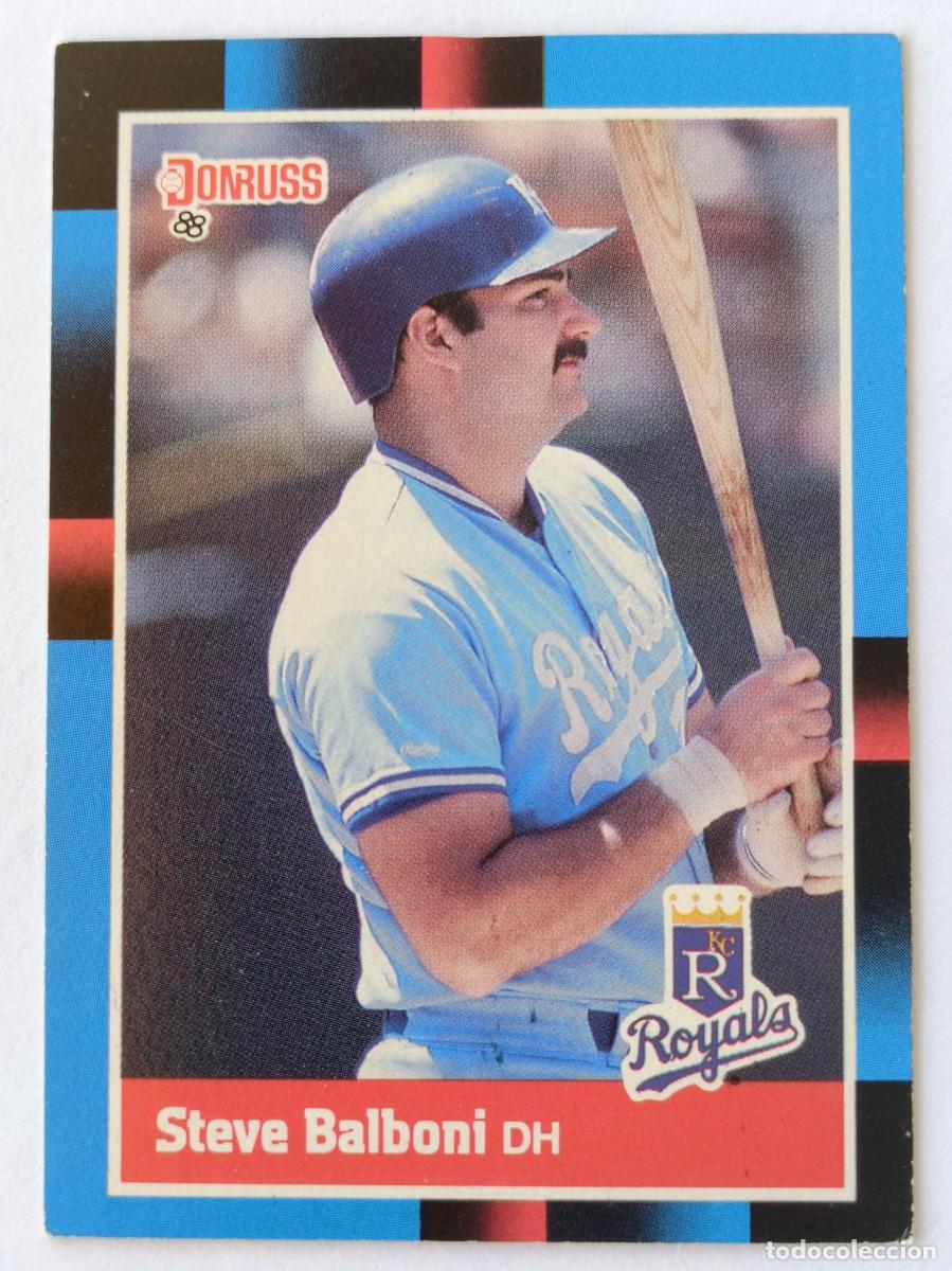 Coleccionismo deportivo: #424 STEVE BALBONI (KANSAS CITY ROYALS) BEISBOL MLB 1988 DONRUSS