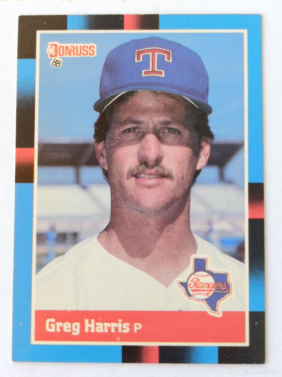 Coleccionismo deportivo: #427 GREG HARRIS (TEXAS RANGERS) BEISBOL MLB 1988 DONRUSS