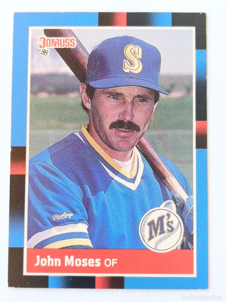 Coleccionismo deportivo: #440 JOHN MOSES (SEATTLE MARINERS) BEISBOL MLB 1988 DONRUSS