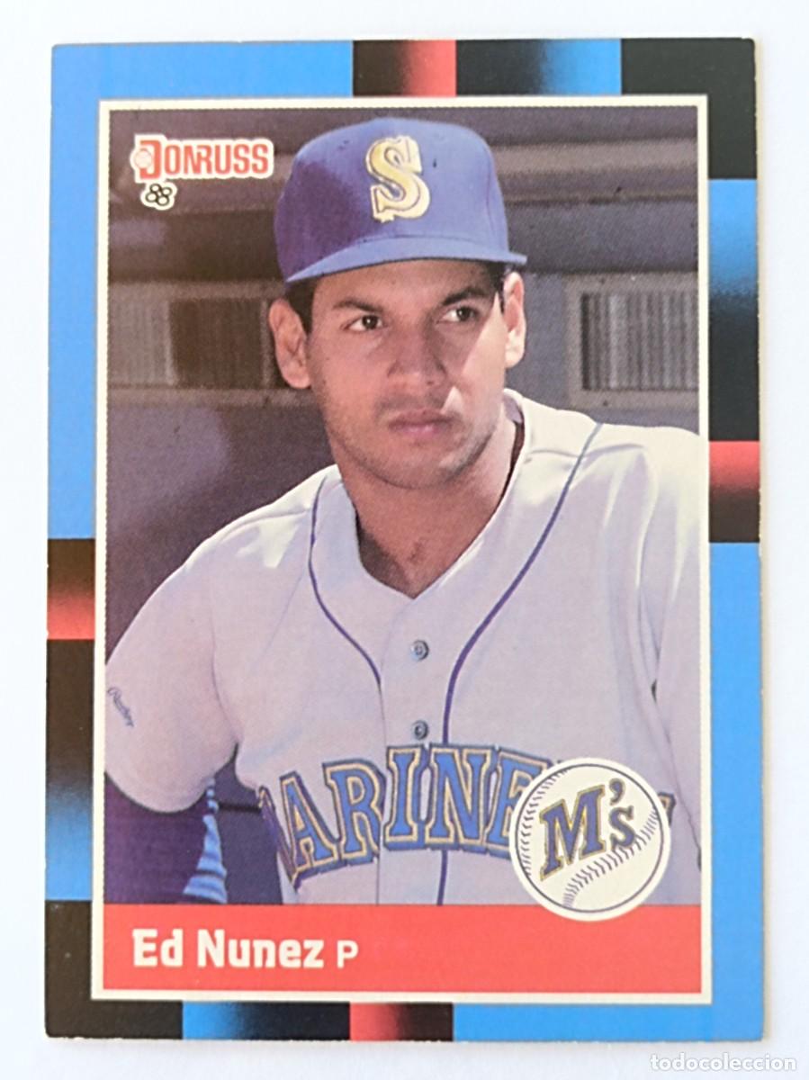 Coleccionismo deportivo: #445 ED NUNEZ (SEATTLE MARINERS) BEISBOL MLB 1988 DONRUSS