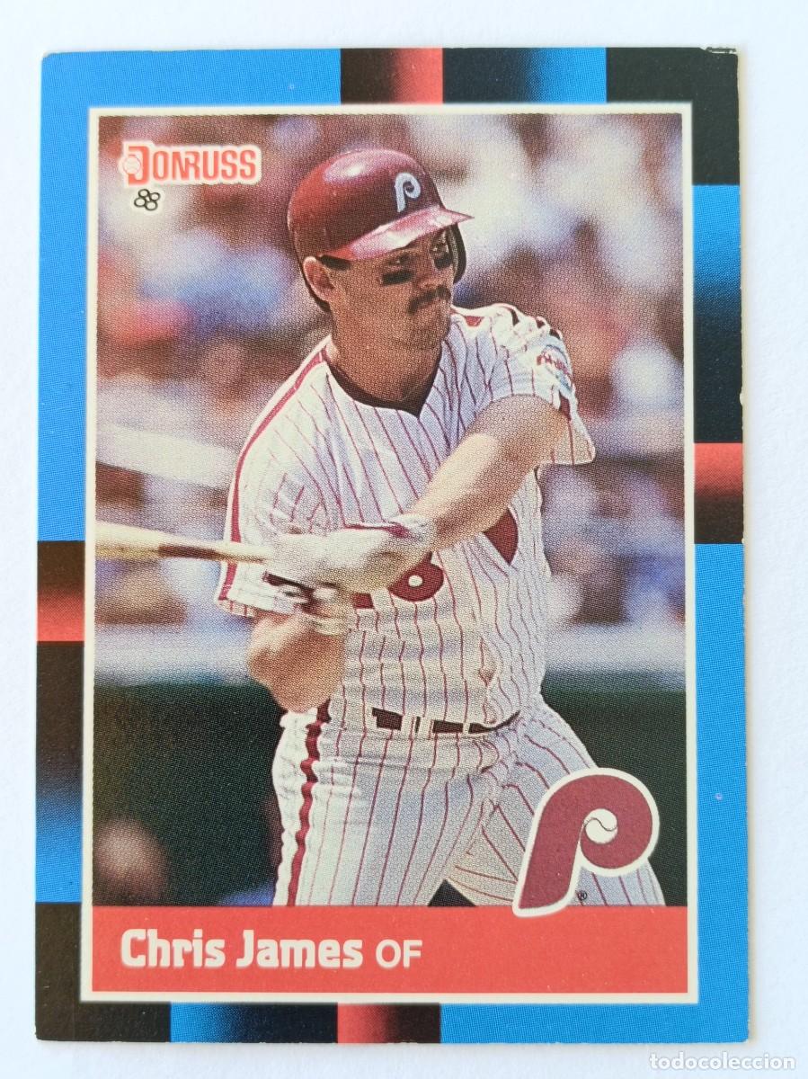 Coleccionismo deportivo: #453 CHRIS JAMES (PHILADELPHIA PHILLIES) BEISBOL MLB 1988 DONRUSS