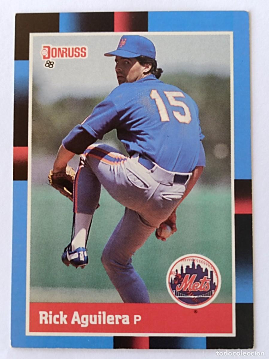 Coleccionismo deportivo: #446 RICK AGUILERA (NEW YORK METS) BEISBOL MLB 1988 DONRUSS
