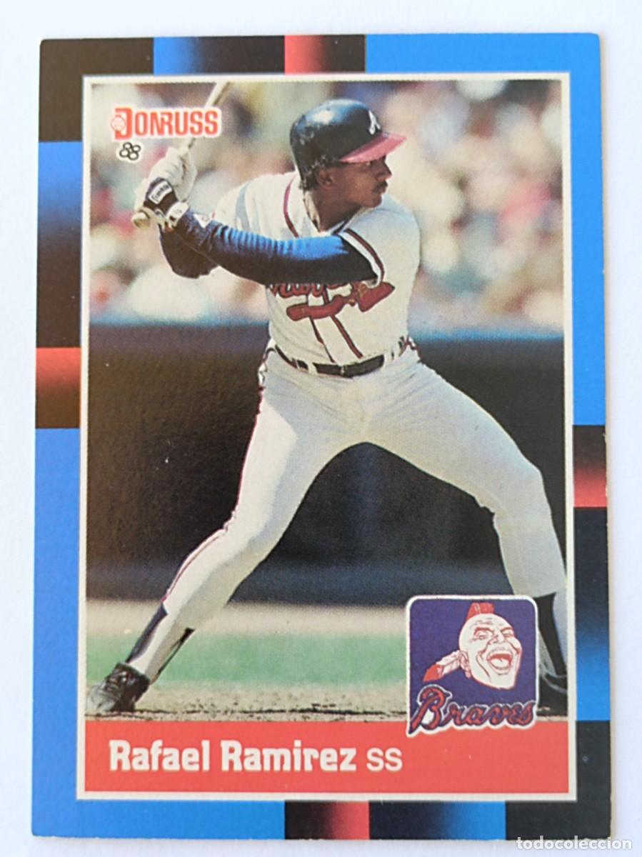 Coleccionismo deportivo: #448 RAFAEL RAMIREZ (ATLANTA BRAVES) BEISBOL MLB 1988 DONRUSS