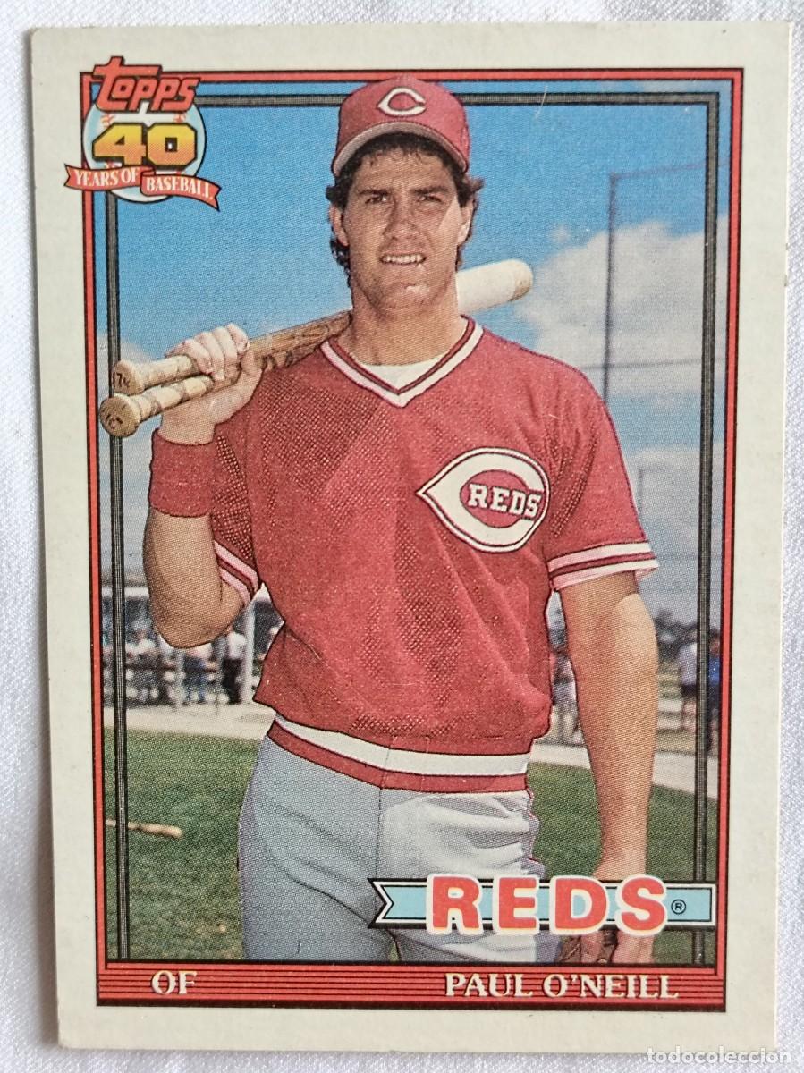 Coleccionismo deportivo: #122 PAULA O'NEILL (CINCINNATI REDS) BEISBOL MLB 1991 TOPPS