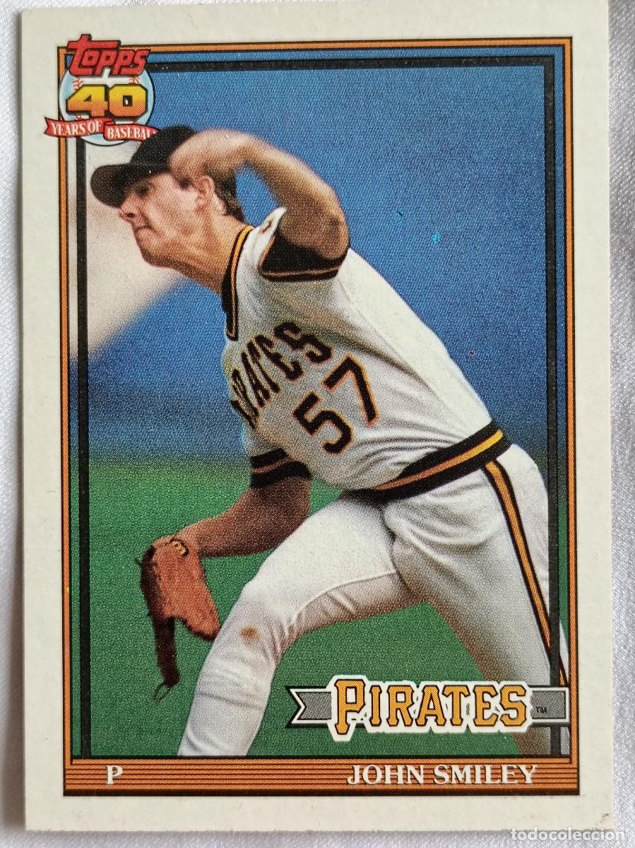 Coleccionismo deportivo: #143 JOHN SMILEY (PITTSBURGH PIRATES) BEISBOL MLB 1991 TOPPS