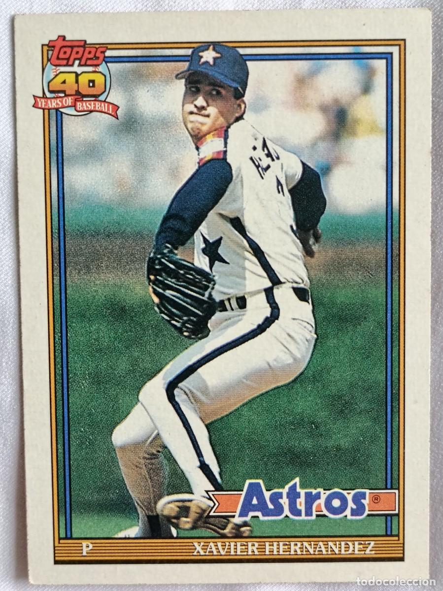Collezionismo sportivo: #194 XAVIER HERNANDEZ (HOUSTON ASTROS) BEISBOL MLB 1991 TOPPS