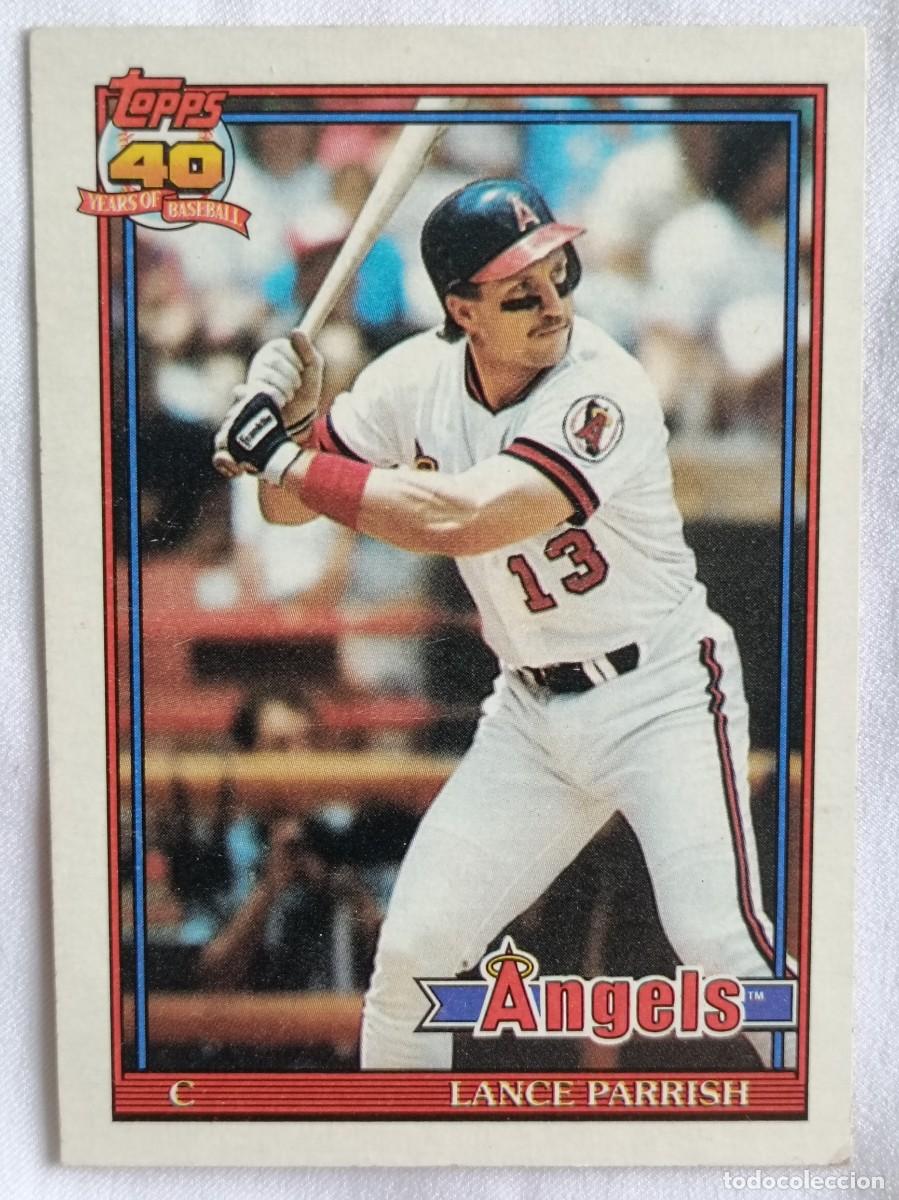 Collezionismo sportivo: #210 LANCE PARRISH (CALIFORNIA ANGELS) BEISBOL MLB 1991 TOPPS