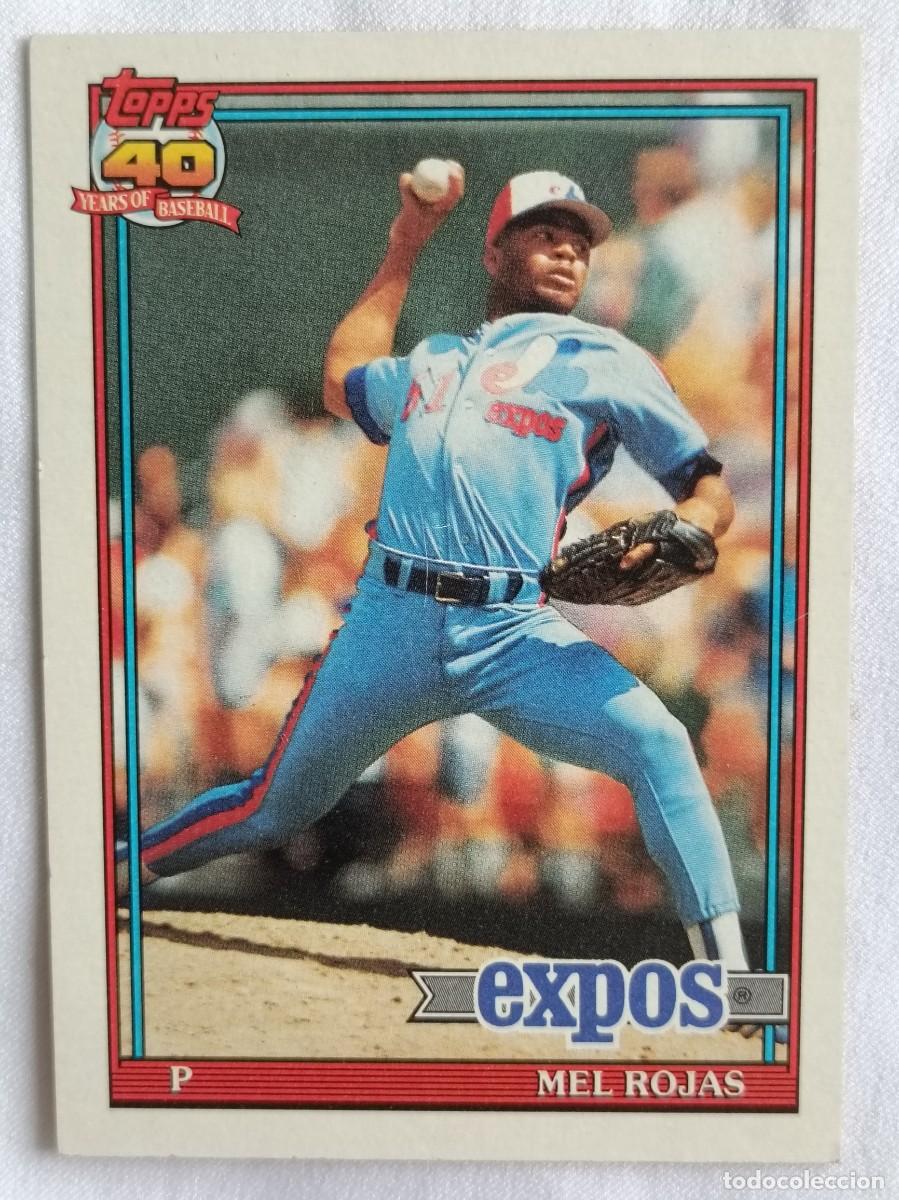 Coleccionismo deportivo: #252 MEL ROJAS (MONTREAL EXPOS) BEISBOL MLB 1991 TOPPS