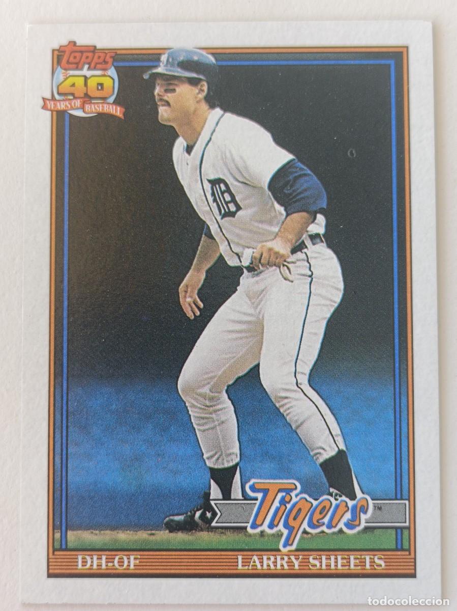 Coleccionismo deportivo: #281 LARRY SHEETS (DETROIT TIGERS) BEISBOL MLB 1991 TOPPS