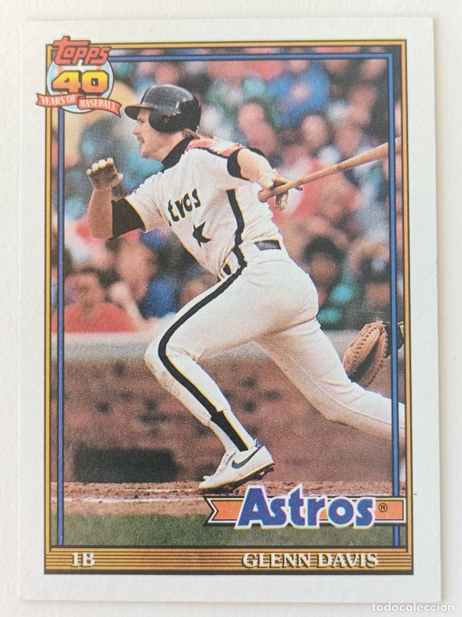 Coleccionismo deportivo: #350 GLENN DAVIS (HOUSTON ASTROS) BEISBOL MLB 1991 TOPPS