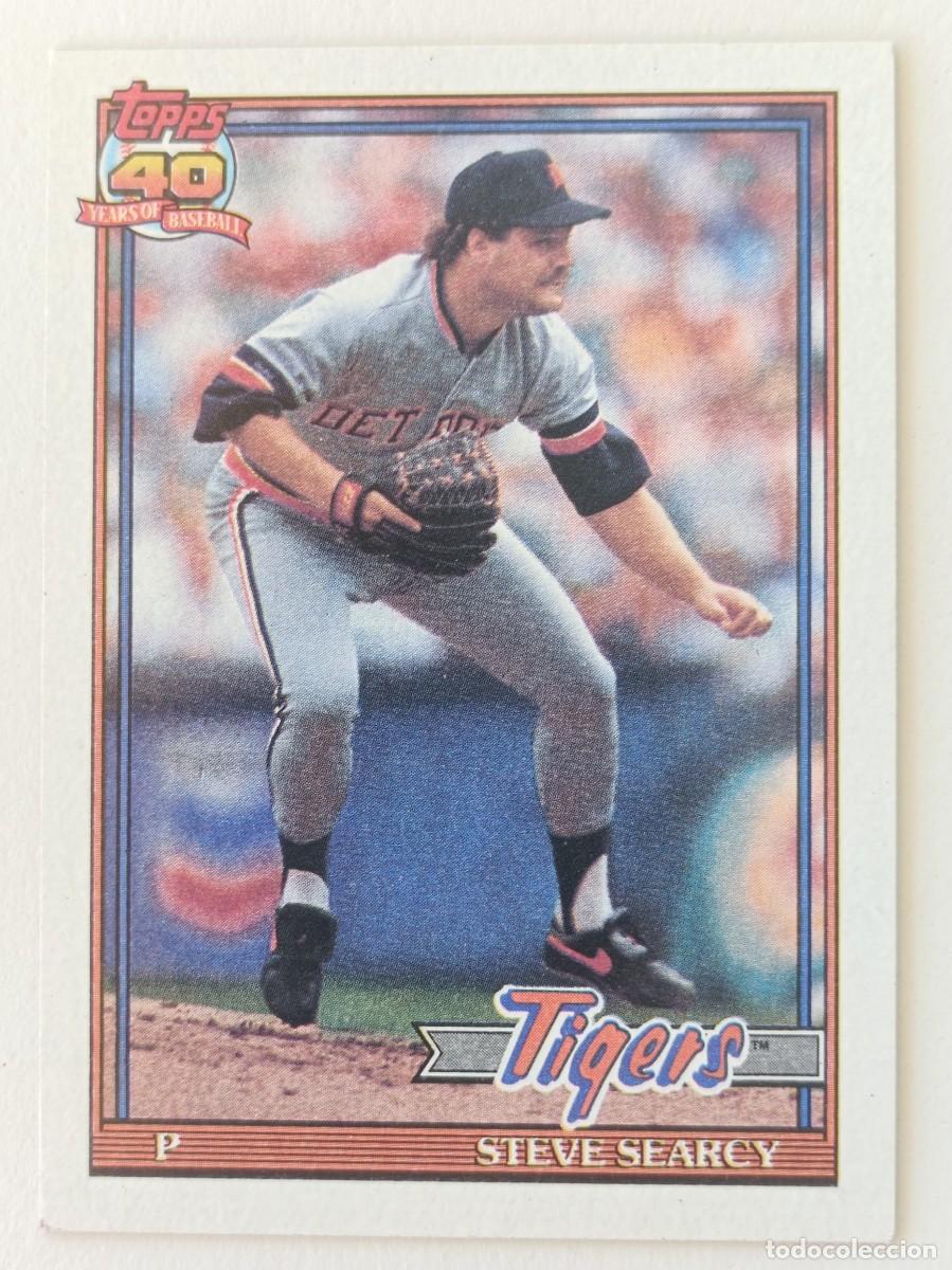 Coleccionismo deportivo: #369 STEVE SEARCY (DETROIT TIGERS) BEISBOL MLB 1991 TOPPS