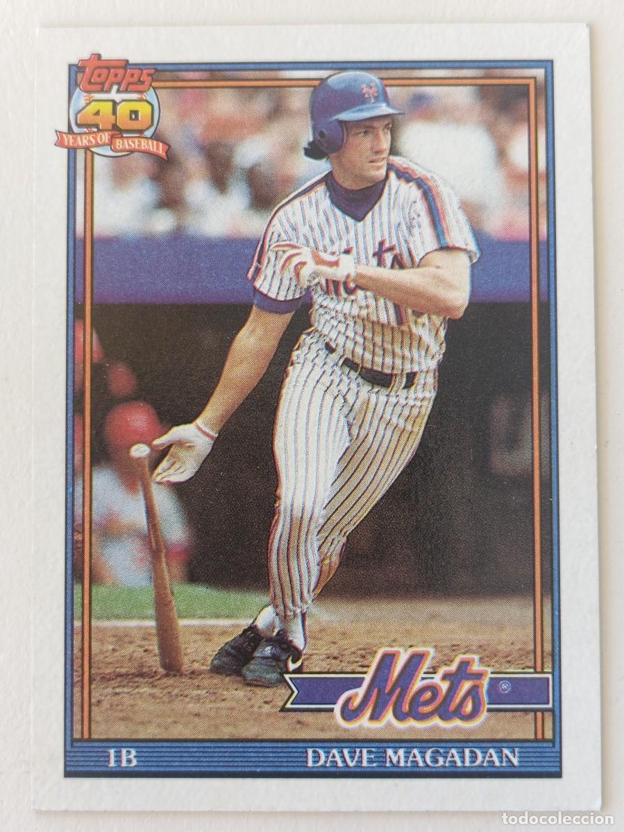 Coleccionismo deportivo: #480 DAVE MAGADAN (NEW YORK METS) BEISBOL MLB 1991 TOPPS