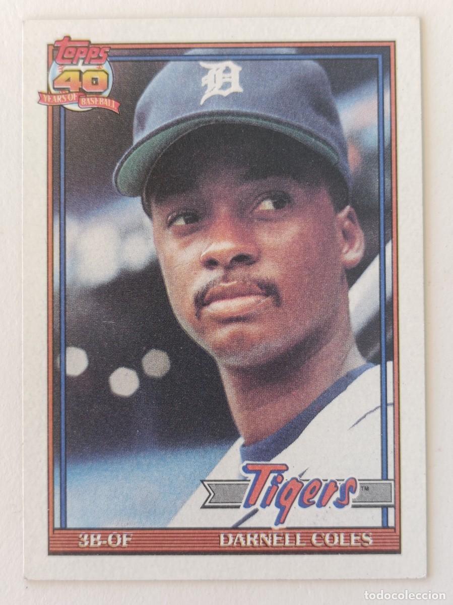 Coleccionismo deportivo: #506 DARNELL COLES (DETROIT TIGERS) BEISBOL MLB 1991 TOPPS