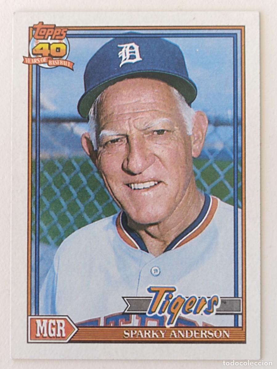 Coleccionismo deportivo: #519 SPARKY ANDERSON (DETROIT TIGERS) BEISBOL MLB 1991 TOPPS