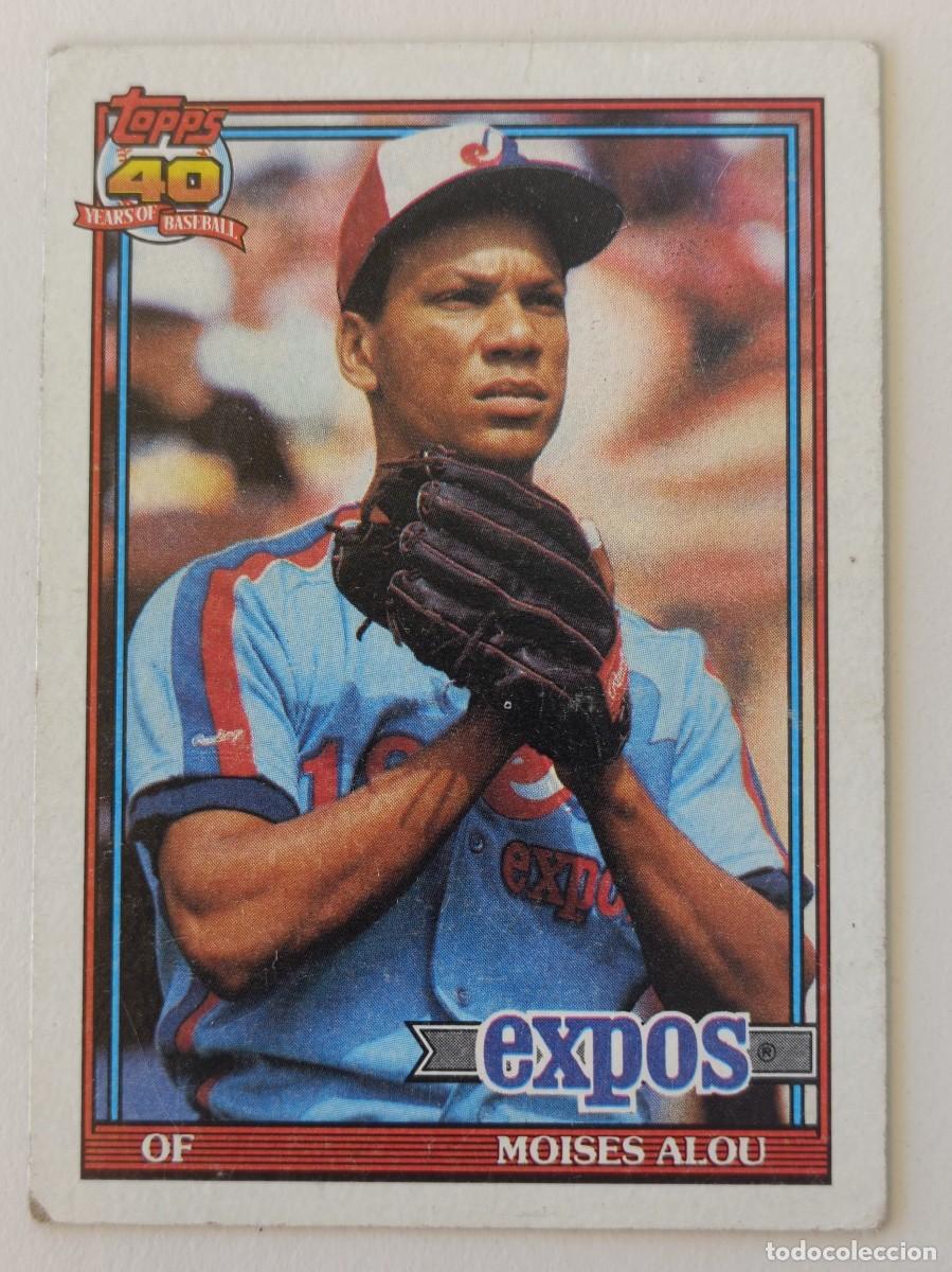 Coleccionismo deportivo: #526 MOISES ALOU (MONTREAL EXPOS) BEISBOL MLB 1991 TOPPS