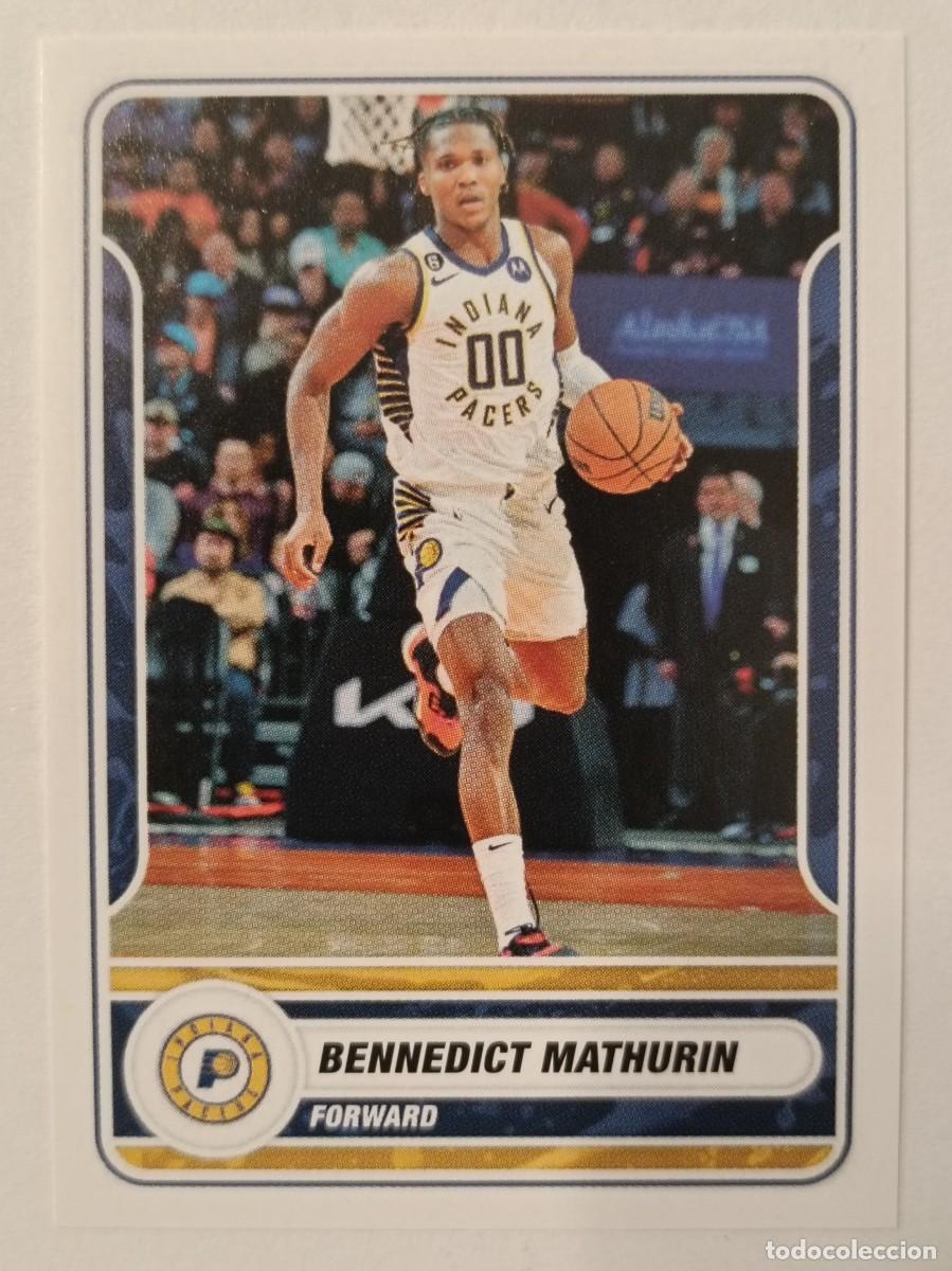 Coleccionismo deportivo: #195 BENNEDICT MATHURIN (INDIANA PACERS) BALONCESTO NBA 2023 PANINI