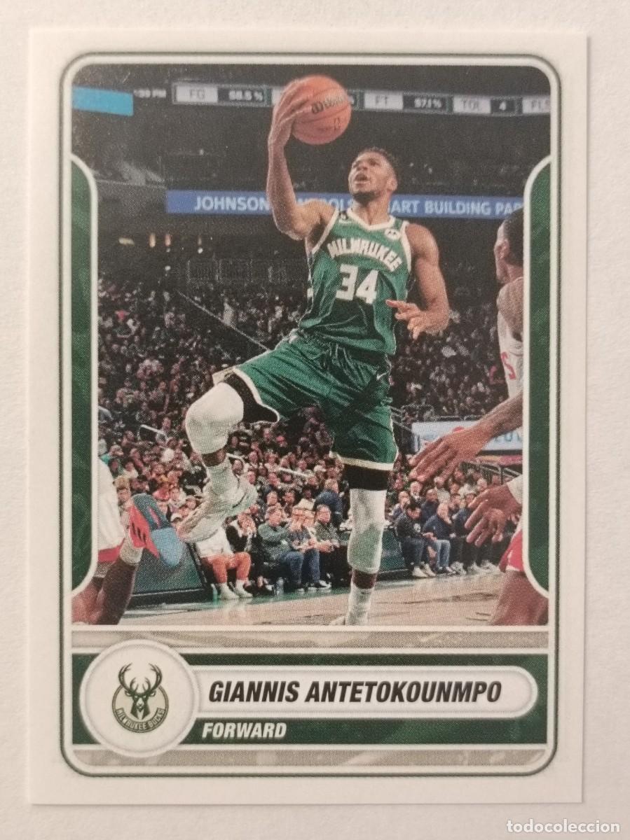 Coleccionismo deportivo: #220 GIANNIS ANTETOKOUNMPO (MILWAUKEE BUCKS) BALONCESTO NBA 2023 PANINI