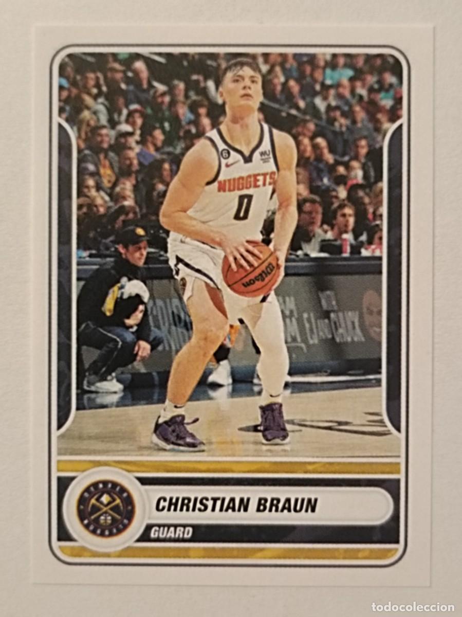 Coleccionismo deportivo: #317 CHRISTIAN BRAUN (DENVER NUGGETS) BALONCESTO NBA 2023 PANINI