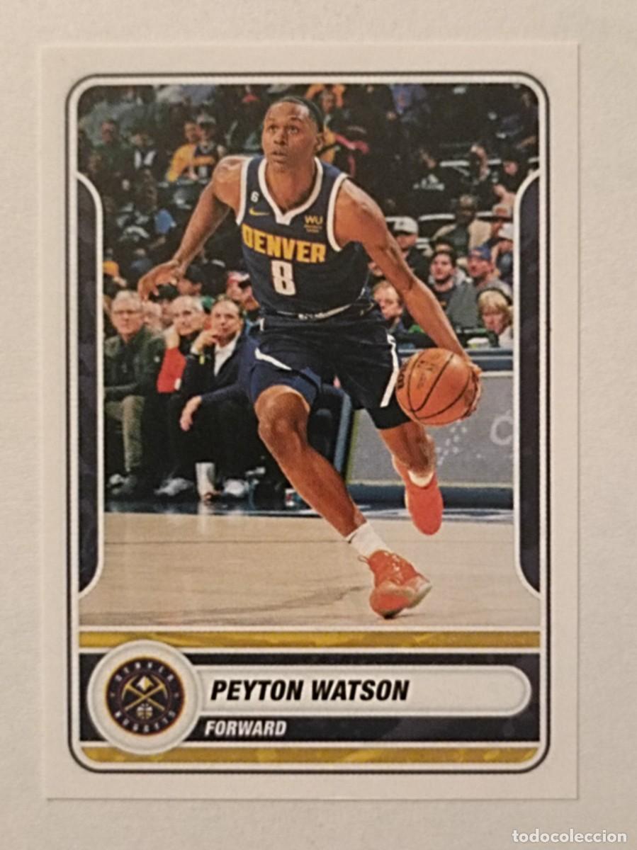 Coleccionismo deportivo: #318 PEYTON WATSON (DENVER NUGGETS) BALONCESTO NBA 2023 PANINI