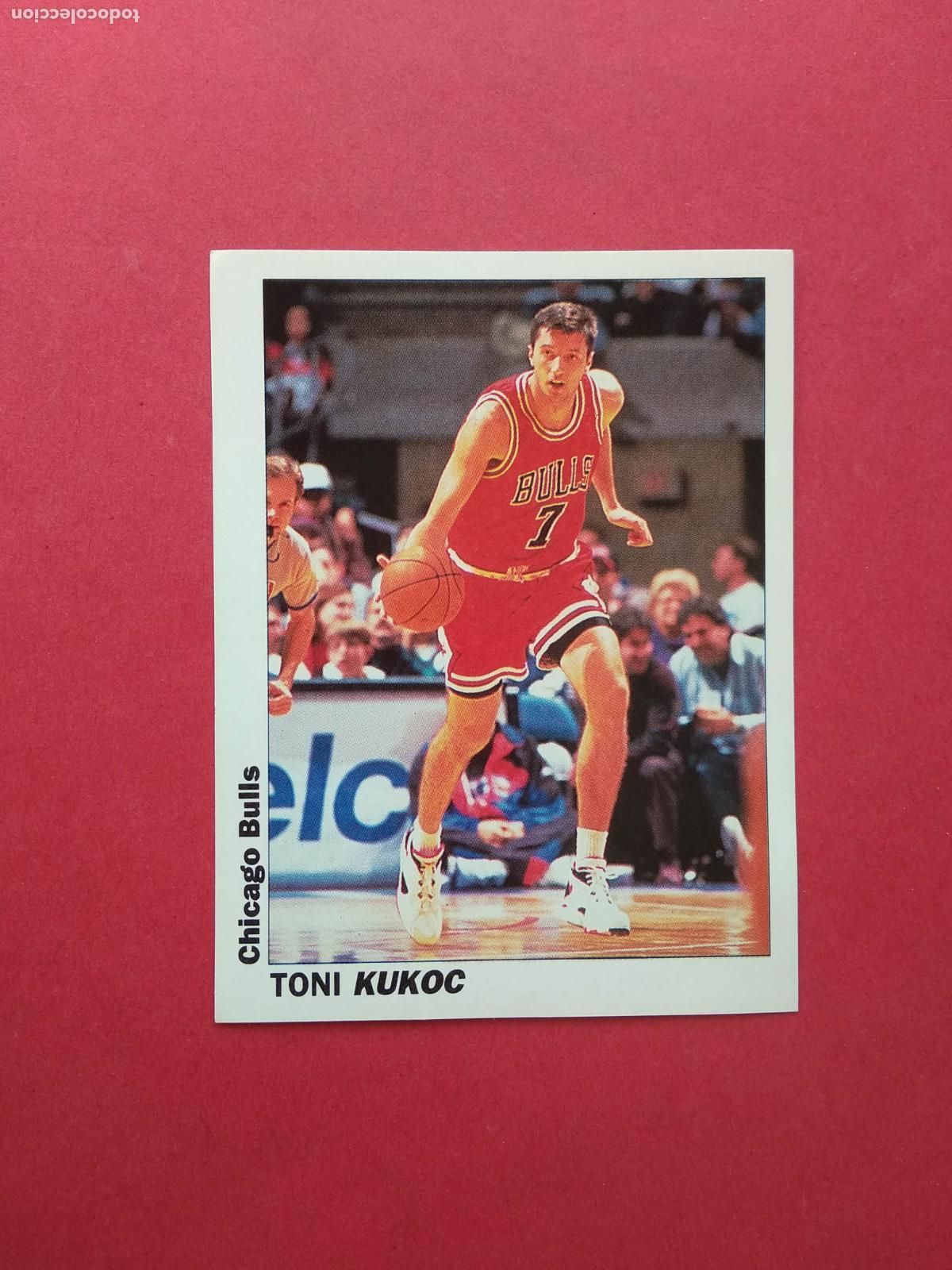 Coleccionismo deportivo: SERVICE LINE ITALY AMERICAN PRO BASKETBALL USA NBA 94 95 1994 1995 CHICAGO BULLS N&ordm; 58 TONI KUKOC