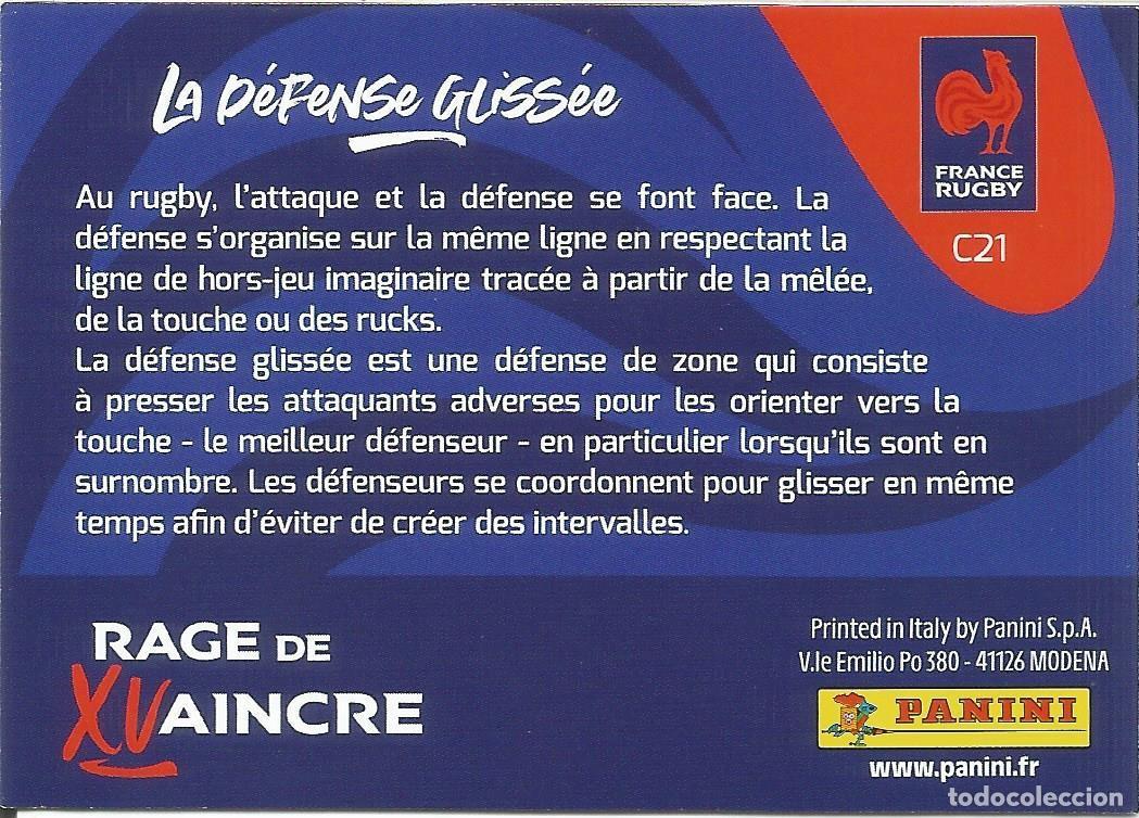 Coleccionismo deportivo: Carta France Rugby: Rage de Vaincre (le XV de France) - Francia - Panini, 2023 - C31 de C40