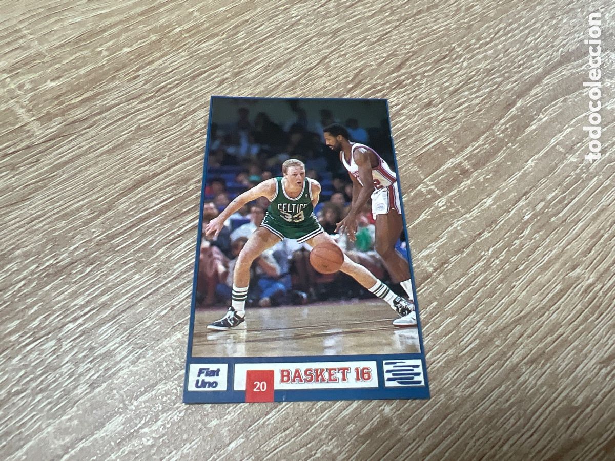 Coleccionismo deportivo: 1988 Larry Bird # 20 basket 16 sin pegar