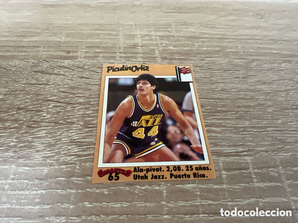 Coleccionismo deportivo: 1989 Piculin Ortiz # 65 Gigantes Basket sin pegar