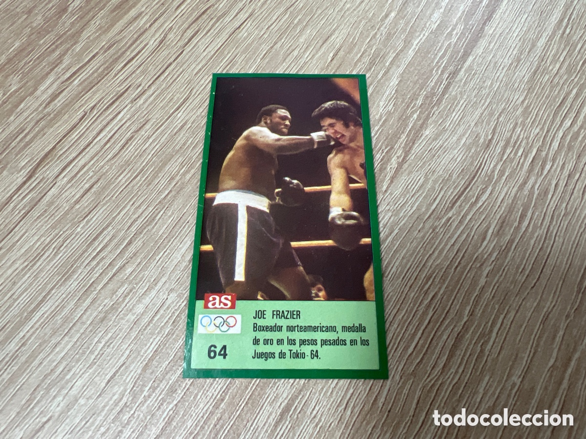 Coleccionismo deportivo: 1988 Joe Frazier # 64 los ases ol&iacute;mpicos sin pegar