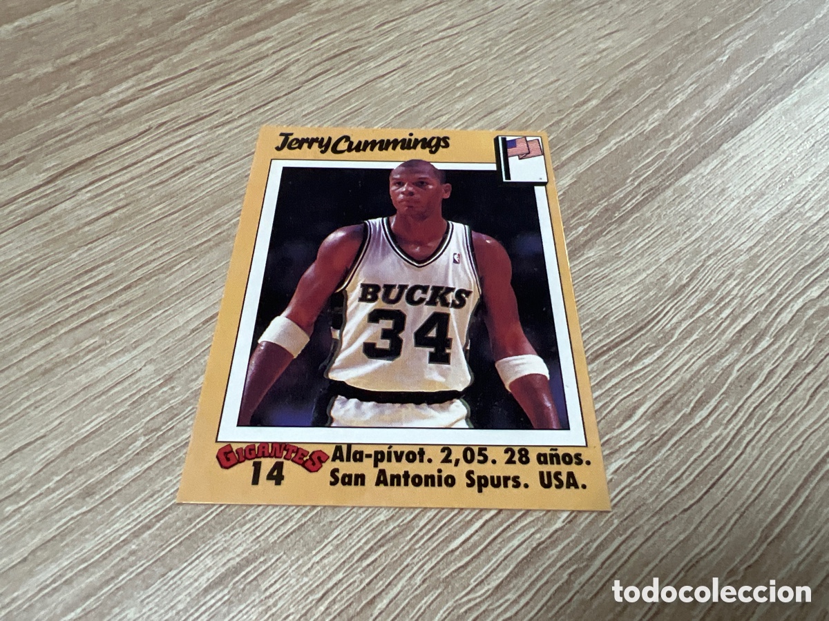 Coleccionismo deportivo: 1989 TERY CUMMINGS N&ordm; 14 GIGANTES DEL BASKET SIN PEGAR