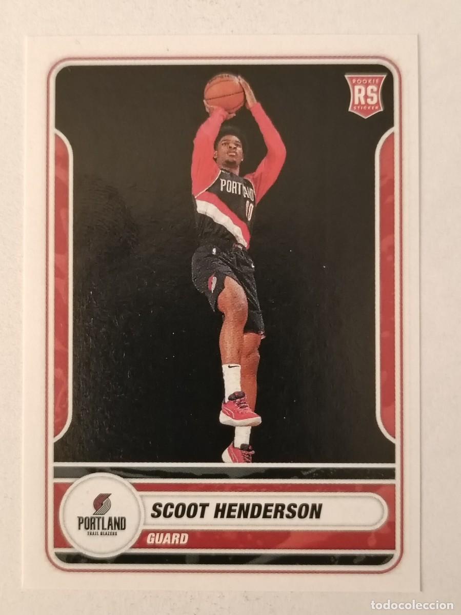 Coleccionismo deportivo: #444 SCOOT HENDERSON (PORTLAND TRAIL BLAZERS) BALONCESTO NBA 2023 PANINI