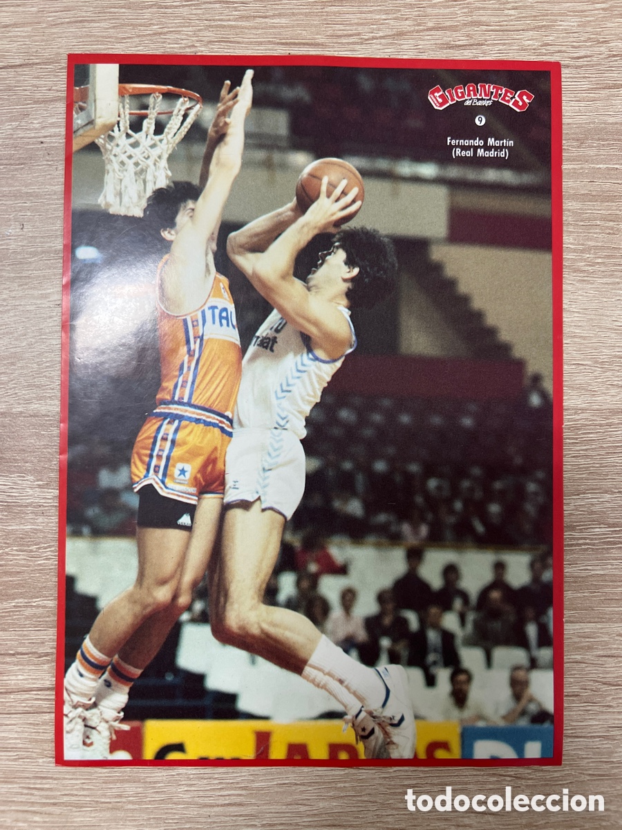 Coleccionismo deportivo: 1987 FERNANDO MARTIN N&ordm; 9 GIGANTES NBA SIN PEGAR