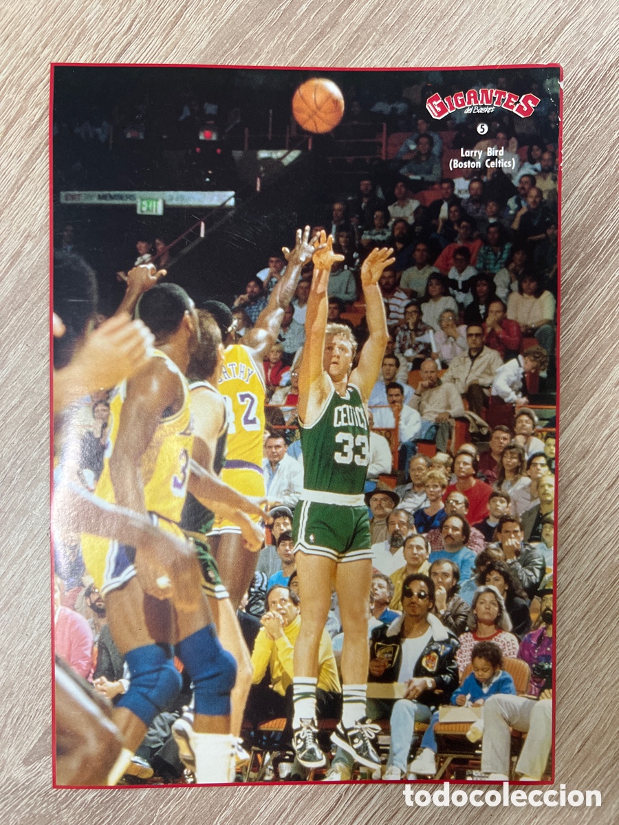 Coleccionismo deportivo: 1987 LARRY BIRD N&ordm; 5 GIGANTES NBA SIN PEGAR