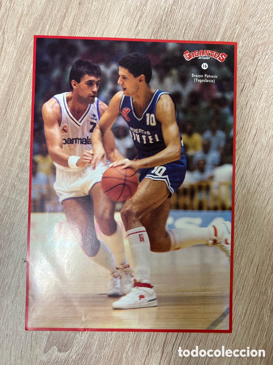 Coleccionismo deportivo: 1987 DRAZEN PETROVIC N&ordm; 16 GIGANTES NBA SIN PEGAR