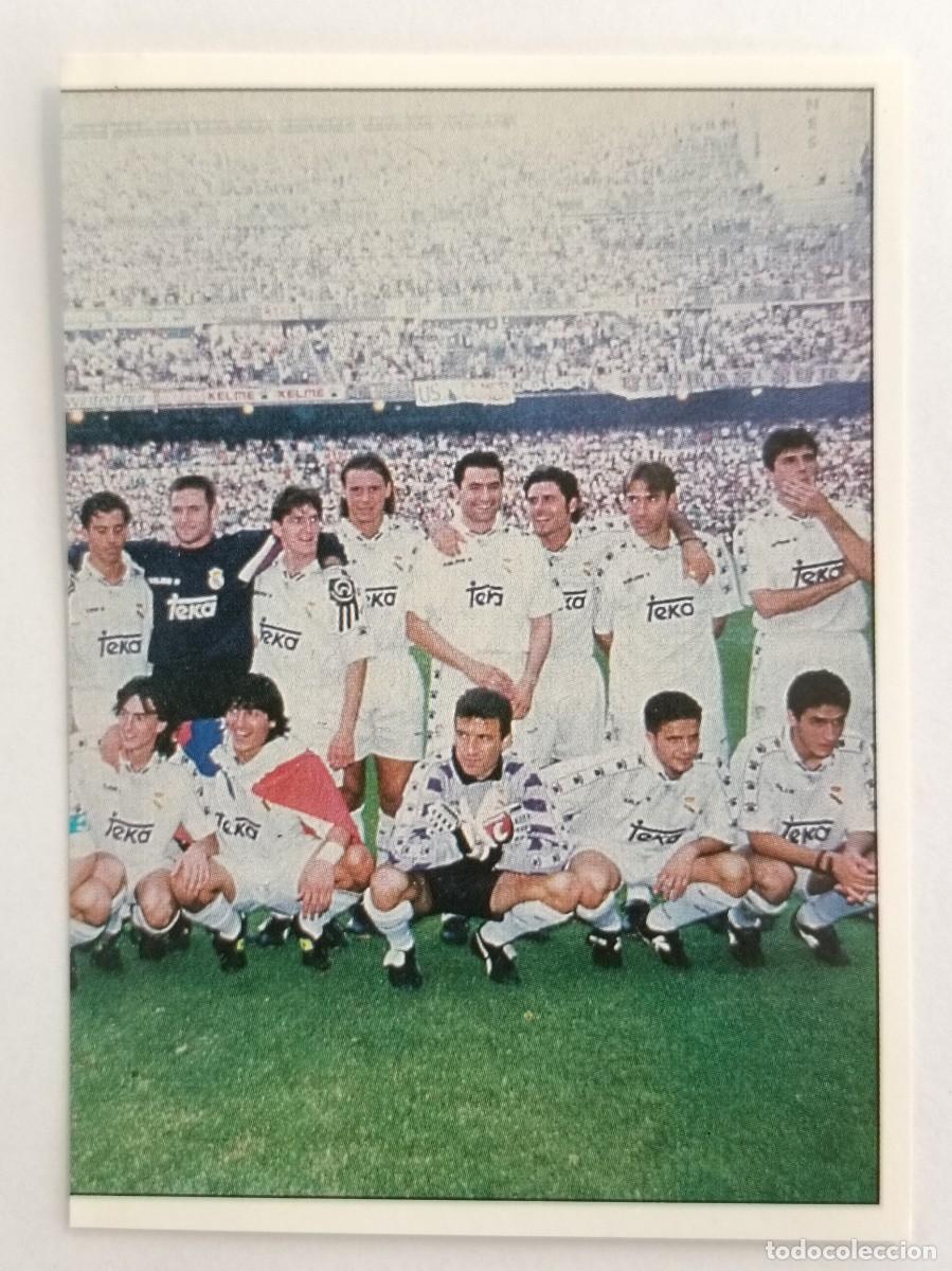 Coleccionismo deportivo: #68 EQUIPO 1994/1995 COLECCION REAL MADRID 95/96 PANINI