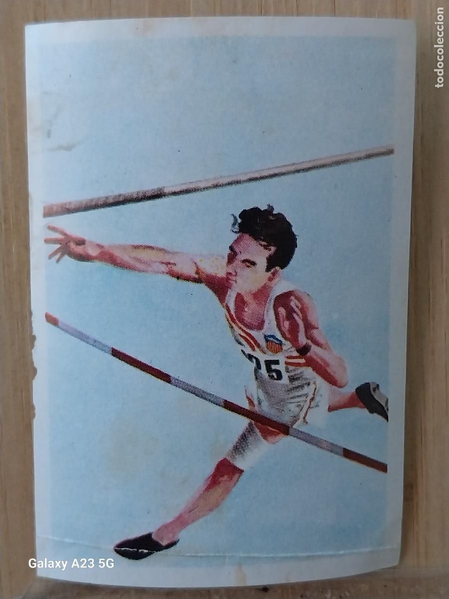 Coleccionismo deportivo: RICHARDS P&Eacute;RTIGA OLIMPIADAS HELSINKI 1952 CROMO A&Ntilde;O 1964 PROMO CHOCOLATE JUEGOS OLIMPICOS