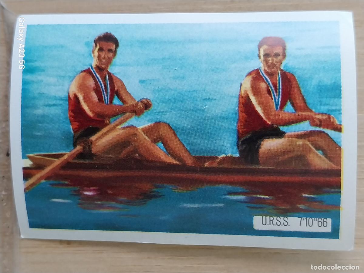 Coleccionismo deportivo: REMO URSS OLIMPIADAS TOKIO CROMO A&Ntilde;O 1964 PROMO CHOCOLATE JUEGOS OLIMPICOS