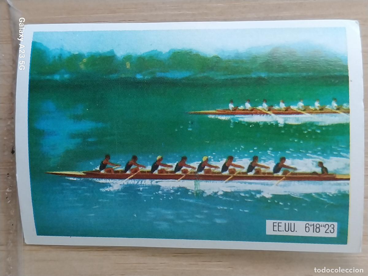Coleccionismo deportivo: REMO USA OLIMPIADAS TOKIO CROMO A&Ntilde;O 1964 PROMO CHOCOLATE JUEGOS OLIMPICOS
