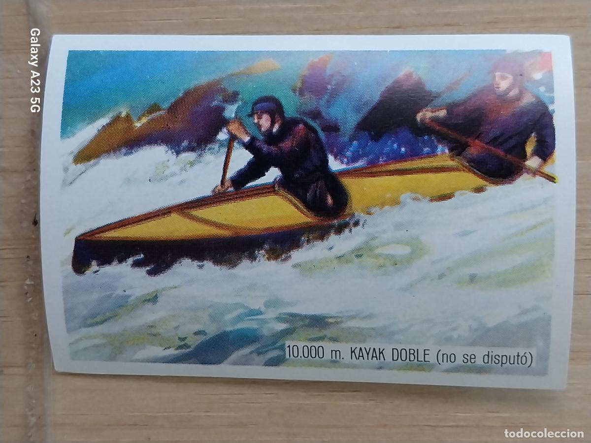 Coleccionismo deportivo: KAYAK DOBLE OLIMPIADAS TOKIO CROMO A&Ntilde;O 1964 PROMO CHOCOLATE JUEGOS OLIMPICOS