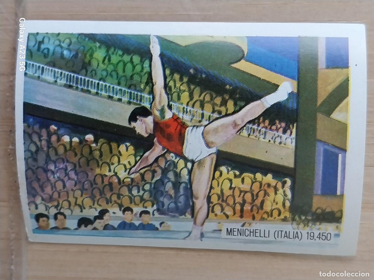 Sammelleidenschaft Sport: MENICHELLI ITALIA GIMNASIA OLIMPIADAS TOKIO CROMO A&Ntilde;O 1964 PROMO CHOCOLATE JUEGOS OLIMPICOS