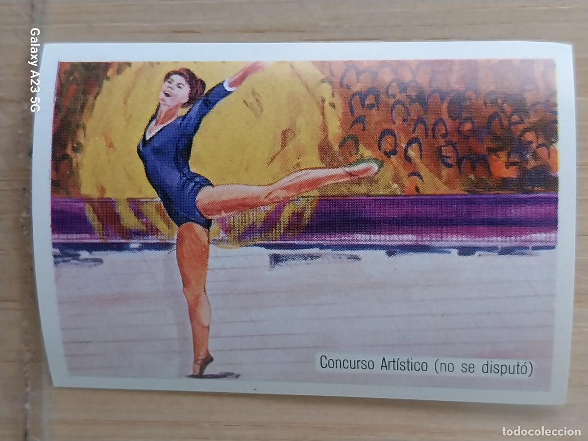 Coleccionismo deportivo: CONCURSO ART&Iacute;STICO GIMNASIA OLIMPIADAS TOKIO CROMO A&Ntilde;O 1964 PROMO CHOCOLATE JUEGOS OLIMPICOS