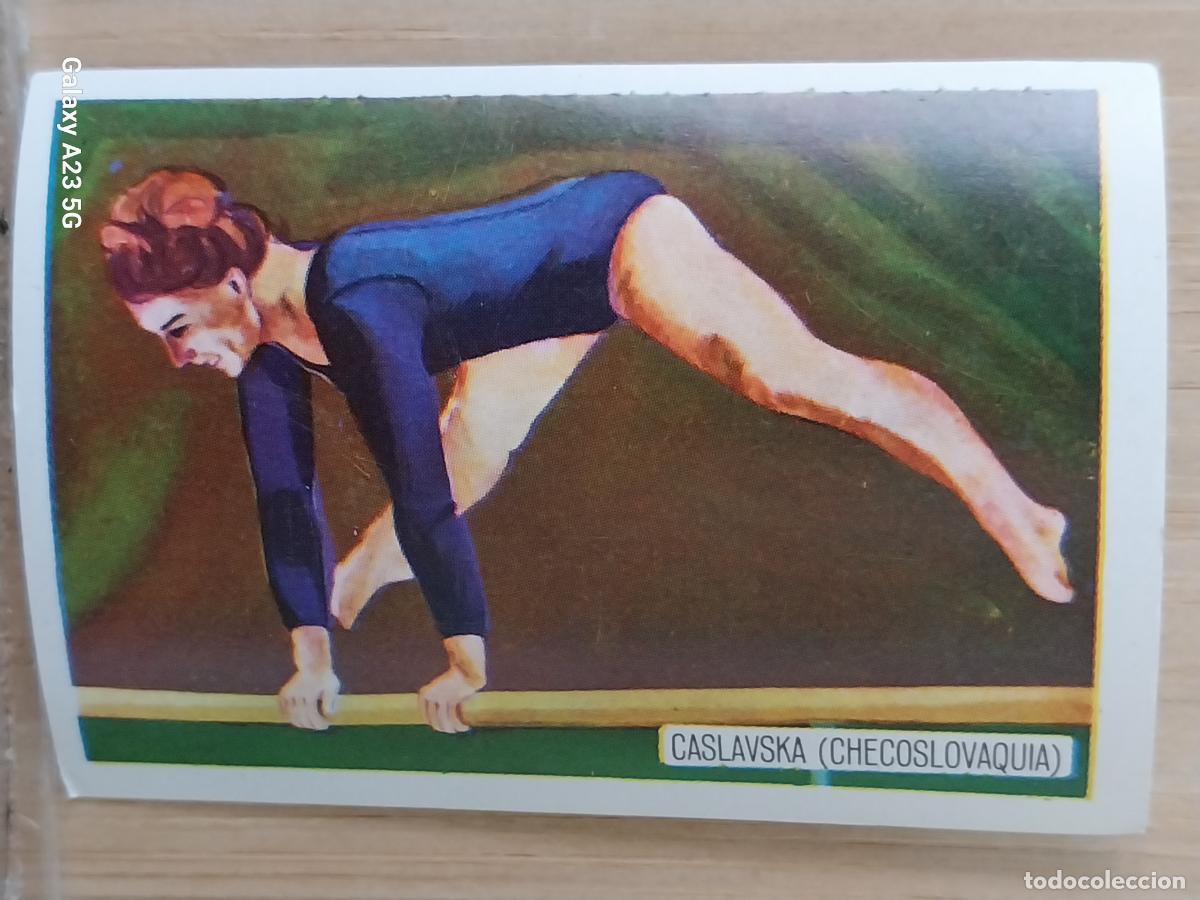 Coleccionismo deportivo: CASLAVSKA CHECOSLOVAQUIA GIMNASIA OLIMPIADAS TOKIO CROMO A&Ntilde;O 1964 PROMO CHOCOLATE JUEGOS OLIMPICOS *