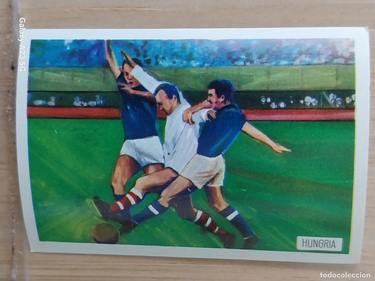 Coleccionismo deportivo: FUTBOL HUNGRIA OLIMPIADAS TOKIO CROMO A&Ntilde;O 1964 PROMO CHOCOLATE JUEGOS OLIMPICOS *