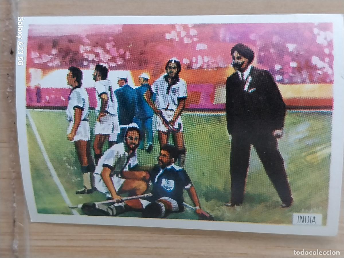 Coleccionismo deportivo: HOCKEY HIERBA INDIA OLIMPIADAS TOKIO CROMO A&Ntilde;O 1964 PROMO CHOCOLATE JUEGOS OLIMPICOS *