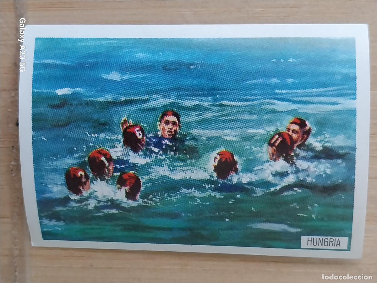 Coleccionismo deportivo: WATER POLO HUNGRIA OLIMPIADAS TOKIO CROMO A&Ntilde;O 1964 PROMO CHOCOLATE JUEGOS OLIMPICOS *