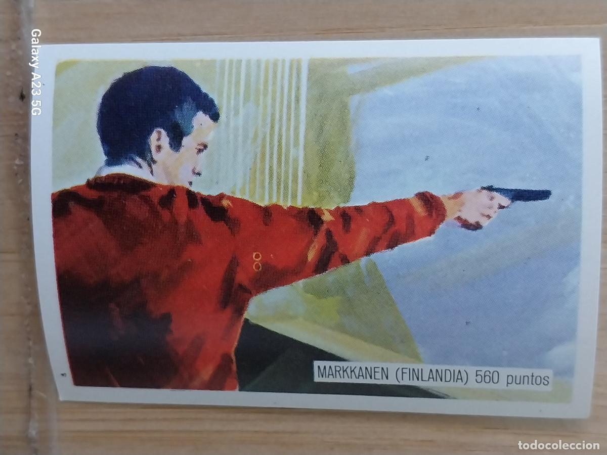 Coleccionismo deportivo: MARKKANEN FINLANDIA TIRO OLIMPIADAS TOKIO CROMO A&Ntilde;O 1964 PROMO CHOCOLATE JUEGOS OLIMPICOS *